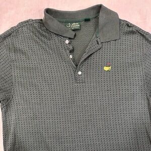 Masters  Dark Green Vintage Men's Golf Collared Shirt